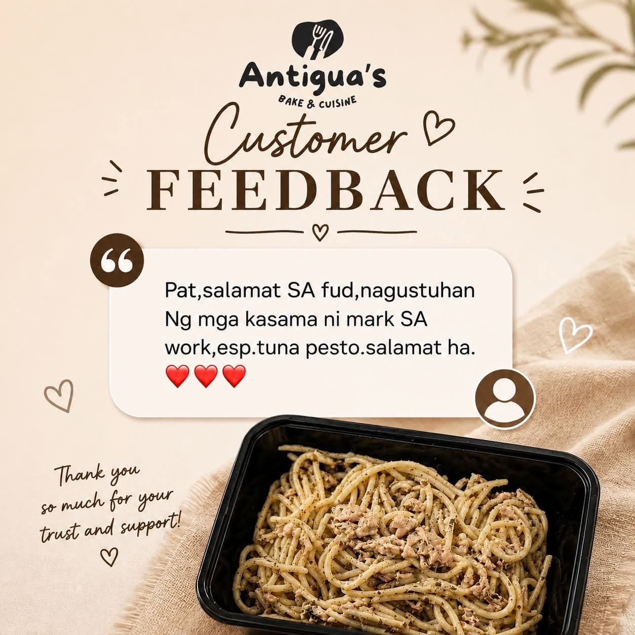 Client feedback 1