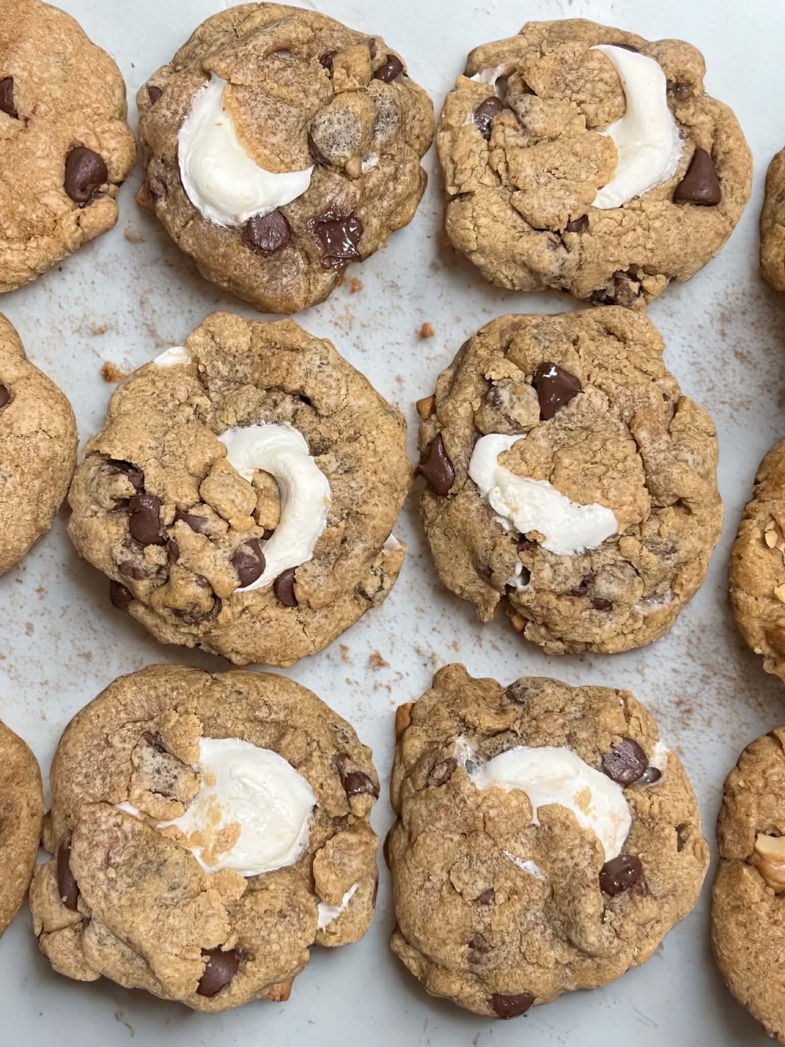 Gooey s'mores cookies